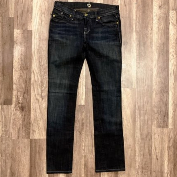 Rock & Republic Denim - Rock & Republic sz 26 Straight Leg Dark Wash Jeans